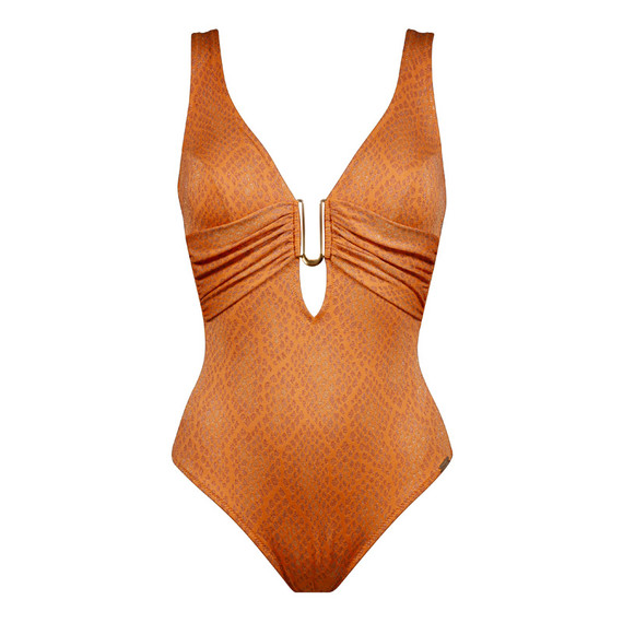 Maryan Mehlhorn Glance Badeanzug Apricot Metallic