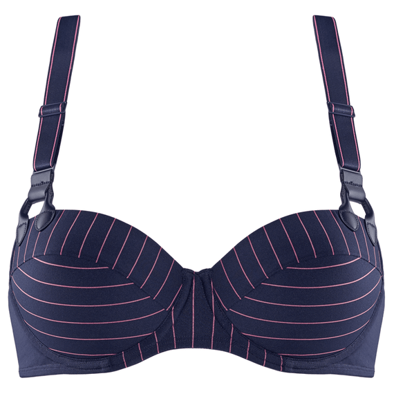 Marlies Dekkers Gloria Balconette BH Maritime Blue & Shocking Pink