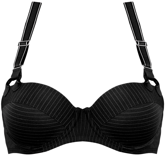 Marlies Dekkers Gloria Balconette BH Pinstripe Black