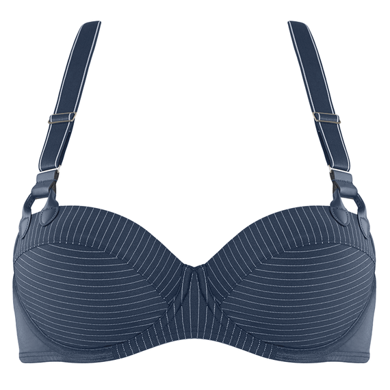 Marlies Dekkers Gloria Balconette BH Pinstripe dark blue 