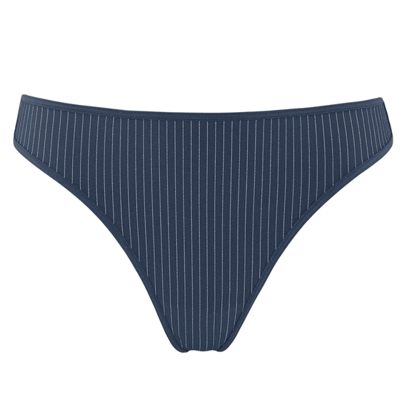 Marlies Dekkers Gloria String Pinstripe Dark Blue 