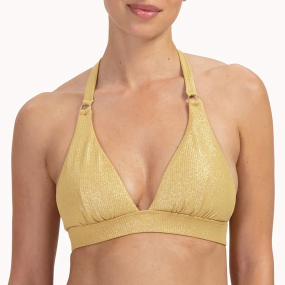 Golden Hour Triangle Bikini Oberteil