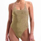 Gold Glitter Badeanzug