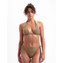 Beachlife Gold Glitter Triangle Bikinitop