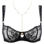 Aubade Gold Pleasure Half Cup BH Black Light