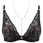 Aubade Gold Pleasure Plunge BH Black Light