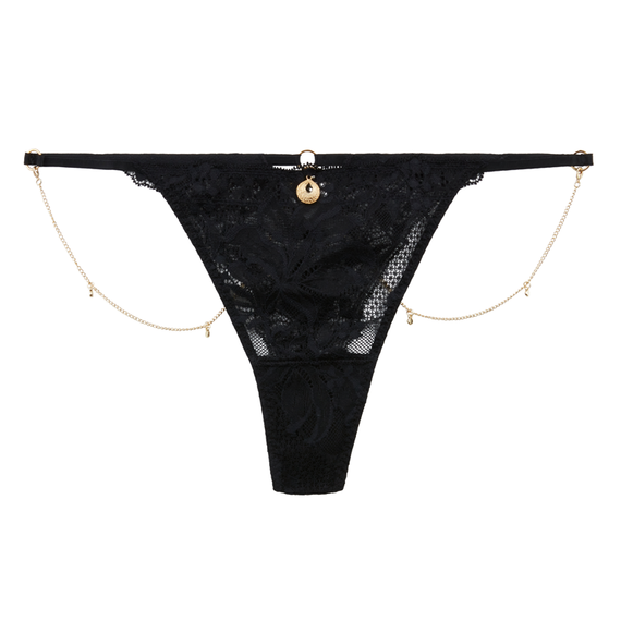 Aubade Gold Pleasure String Black Light
