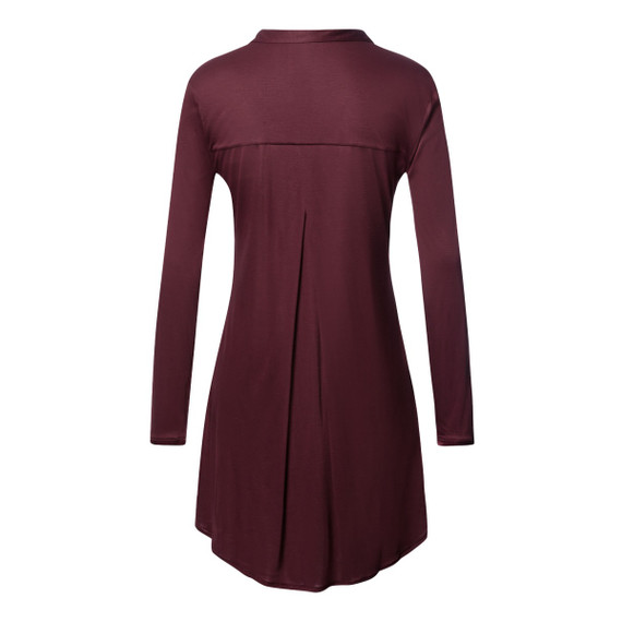 Hanro Grand Central Nachthemd Vivid Brown