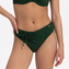 Beachlife Green Embroidery Hoog Bikinibroekje Groen