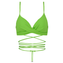 Beachlife Green Flash Twist Bikinitop