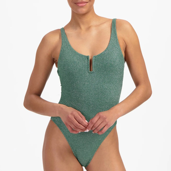 Beachlife Green Glitter Badpak