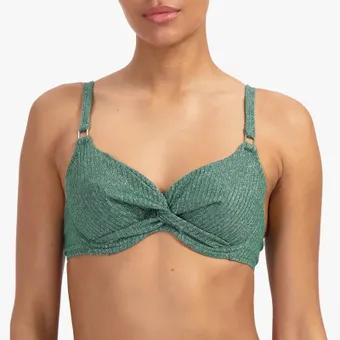 Green Glitter Bikinitop