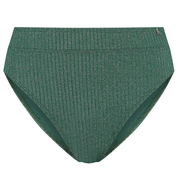 Beachlife Green Glitter High Waist Bikinibroekje
