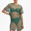 Beachlife Green Glitter Strandjurkje