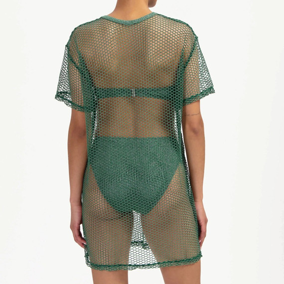 Beachlife Green Glitter Strandjurkje