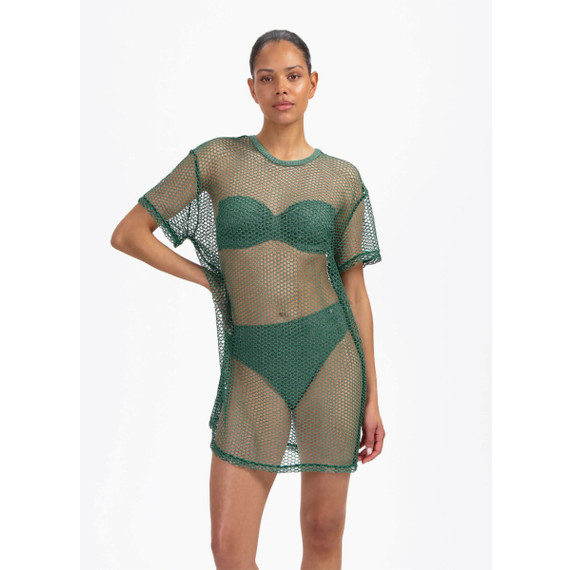 Beachlife Green Glitter Strandjurkje