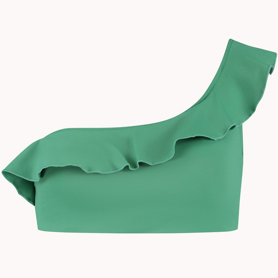 Cyell Green Oasis One Shoulder Bikini Oberteil Green Oasis
