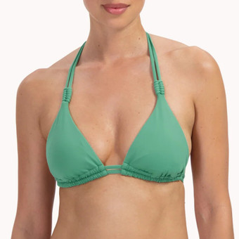 Green Oasis Triangle Bikinitop