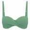 Beachlife Green Shimmer Bandeau Bikinitop
