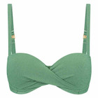 Green Shimmer Bandeau Bikinitop