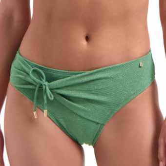 Green Shimmer Hohe Bikini Hose