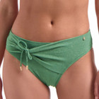 Green Shimmer Hoog Bikinibroekje