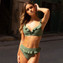 Beachlife Green Shimmer High Waist Bikinibroekje