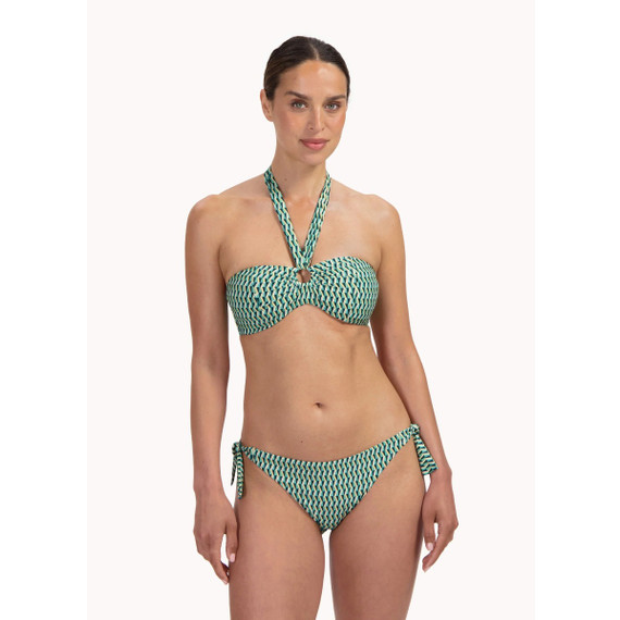 Cyell Groovy Graphic Bandeau Bikinitop