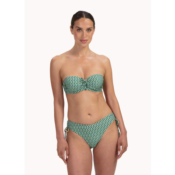 Cyell Groovy Graphic Bandeau Bikinitop