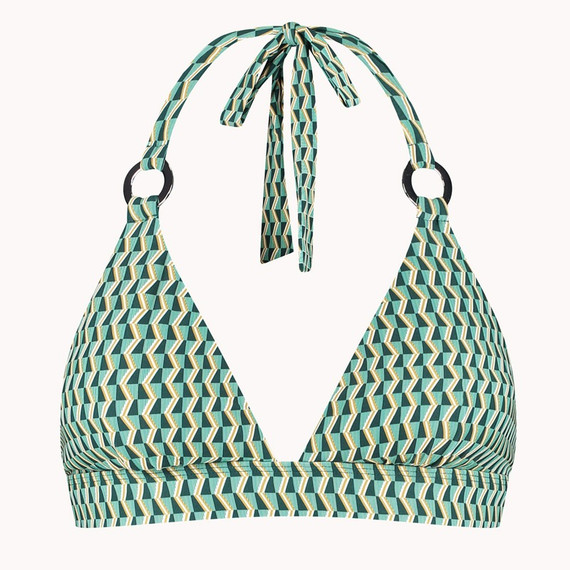 Cyell Groovy Graphic Triangle Bikinitop
