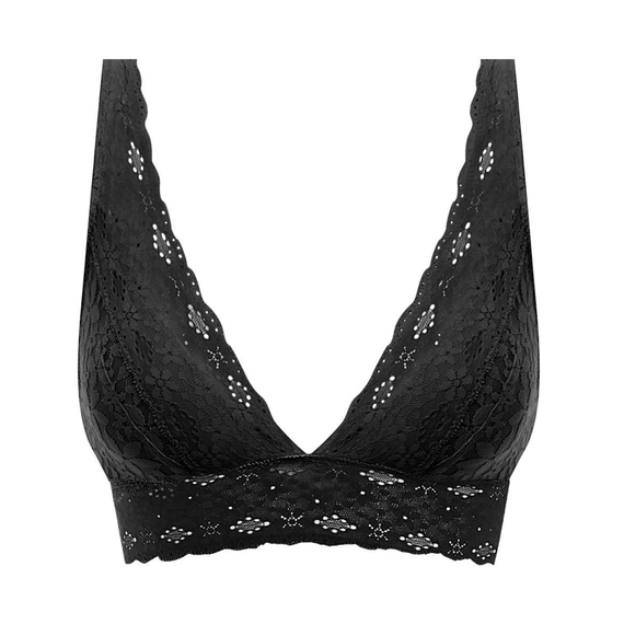 Wacoal Halo Lace Bralette Black