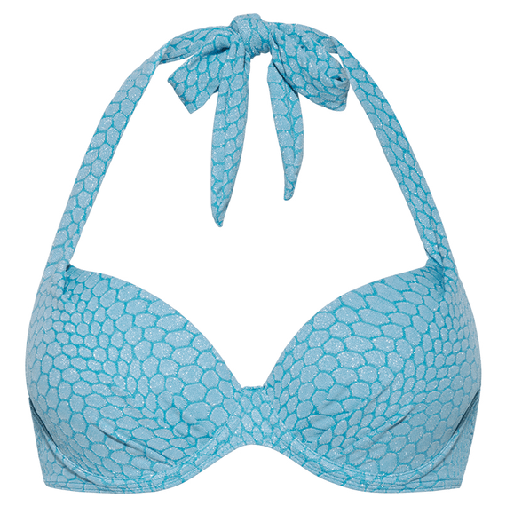 Snake On Halter Bikinitop