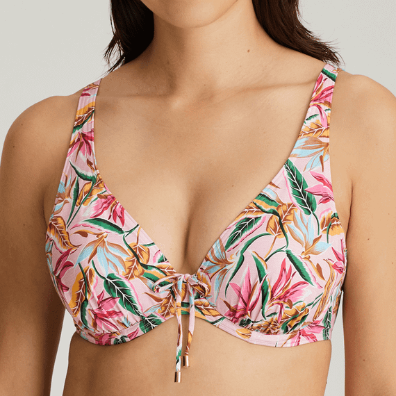 PrimaDonna Swim Sirocco Voorgevormde Halter Bikinitop Pink Paradise