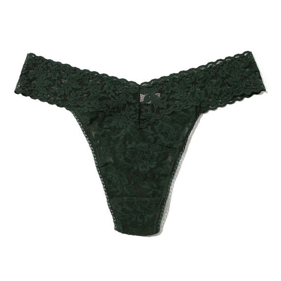 Hanky Panky Original Rise String Vines Green