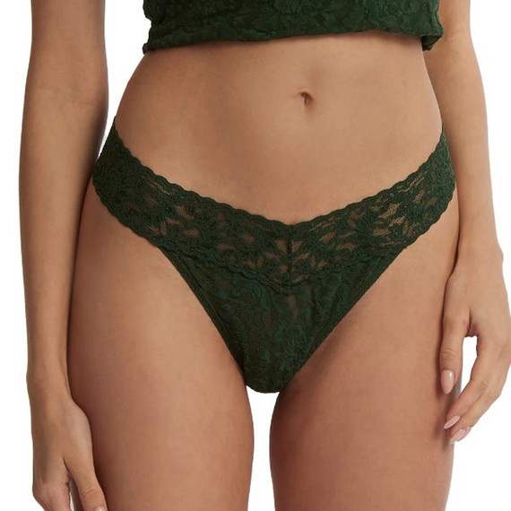 Hanky Panky Original Rise String Vines Green
