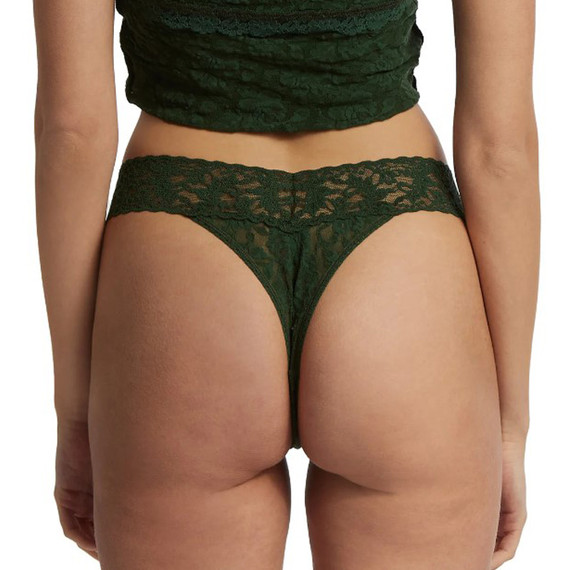Hanky Panky Original Rise String Vines Green
