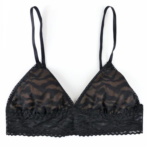 Hanky Panky Padded Triangle Bralette Zebra