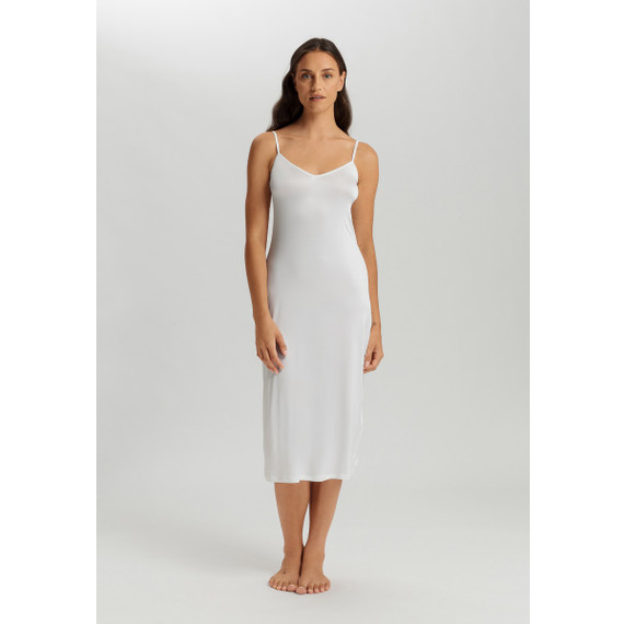 Hanro Satin Deluxe Onderjurk Off White 