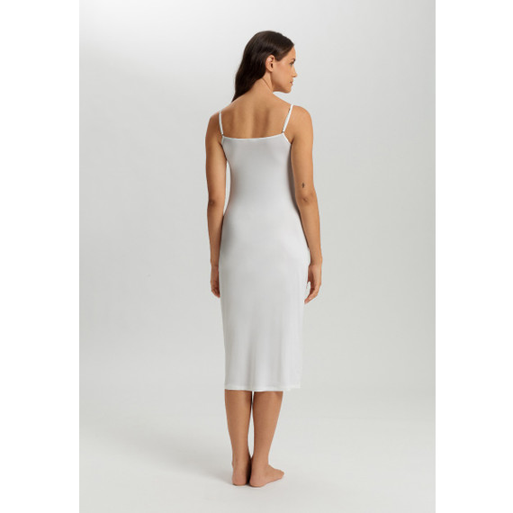 Hanro Satin Deluxe Onderjurk Off White 
