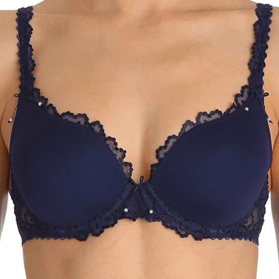 Marie Jo Jane Hartvorm BH Blue Satiné