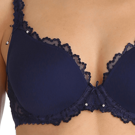 Marie Jo Jane Hartvorm BH Blue Satiné