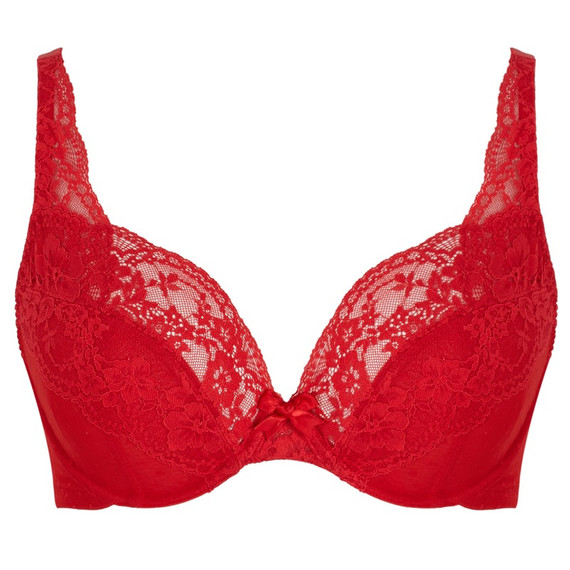 Panache Heidi Plunge BH Ruby Red