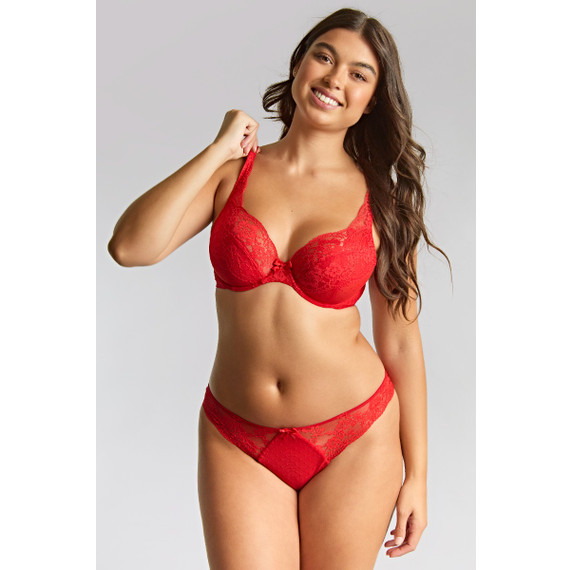 Panache Heidi Plunge BH Ruby Red