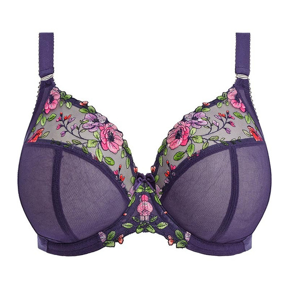 Elomi Lingerie Himari Plunge BH Midnight