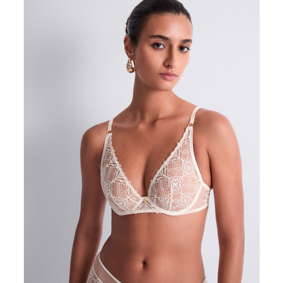 Aubade Iconic Calypso Plunge BH Dune