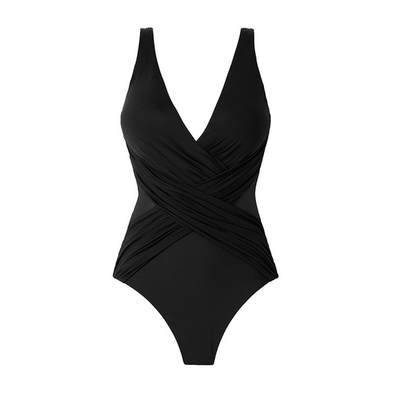 Miraclesuit Illusionists Crossover Badeanzug Black
