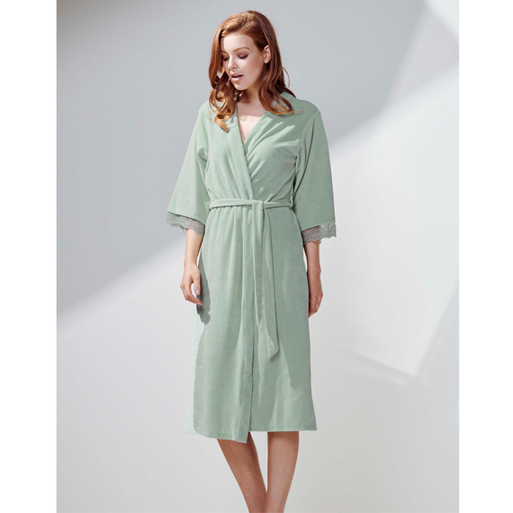 Essenza Ilona Uni Kimono Sage Green