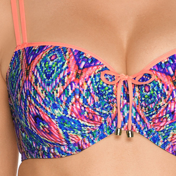 PrimaDonna Swim India Voorgevormde Balconette Bikinitop Hippie