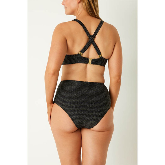 Annadiva Swim Indian Ocean High Waist Bikini Hose Black