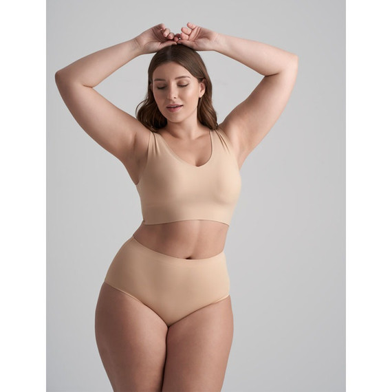 Bye Bra Invisible Corrigerende High Waist Slip Beige